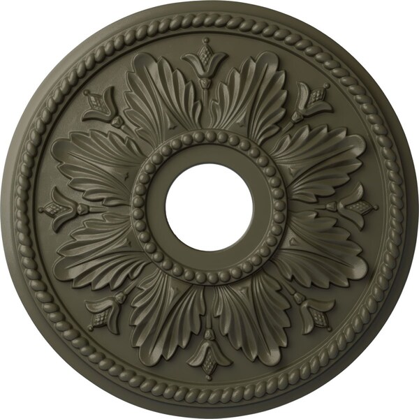 Ekena Millwork Edinburgh Ceiling Medallion (Canopies up to 5 1/8"), 18 1/8"OD x 3 1/2"ID x 2 3/4"P, Witch Hazel CM18ED1WHF - main